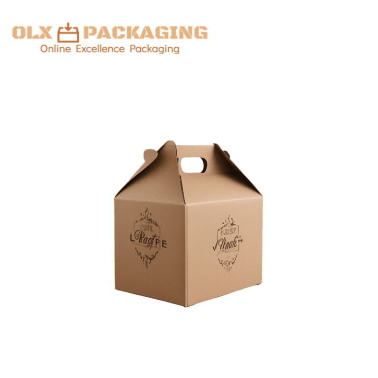 custom kraft gable boxes