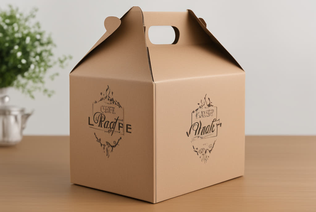 Custom Kraft Gable Boxes Wholesale OLX Packaging